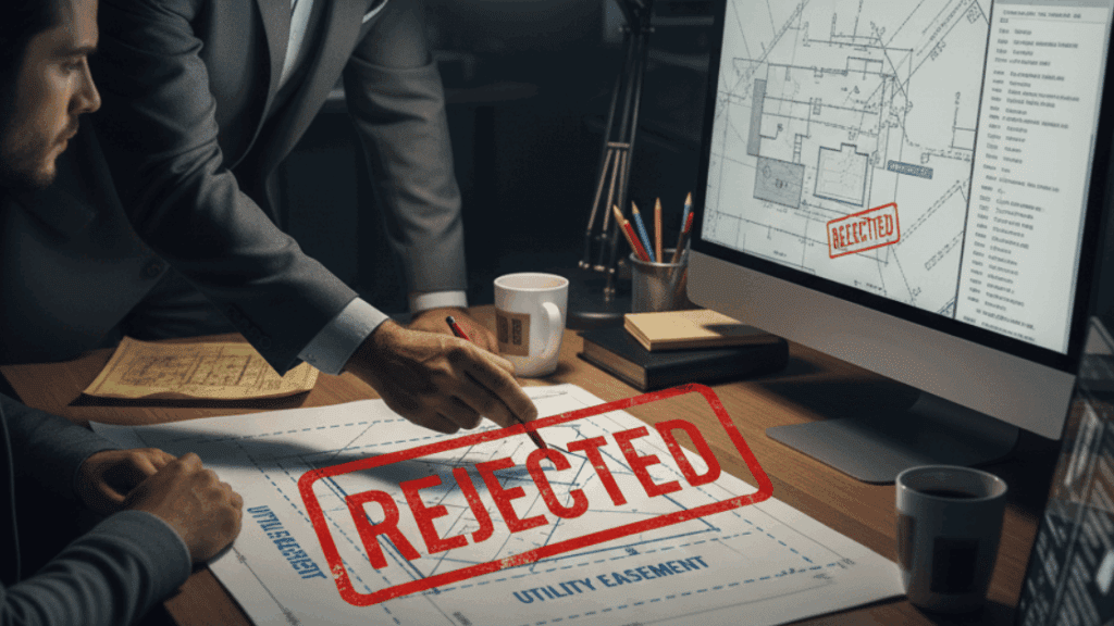 Missing Easements on the Plan