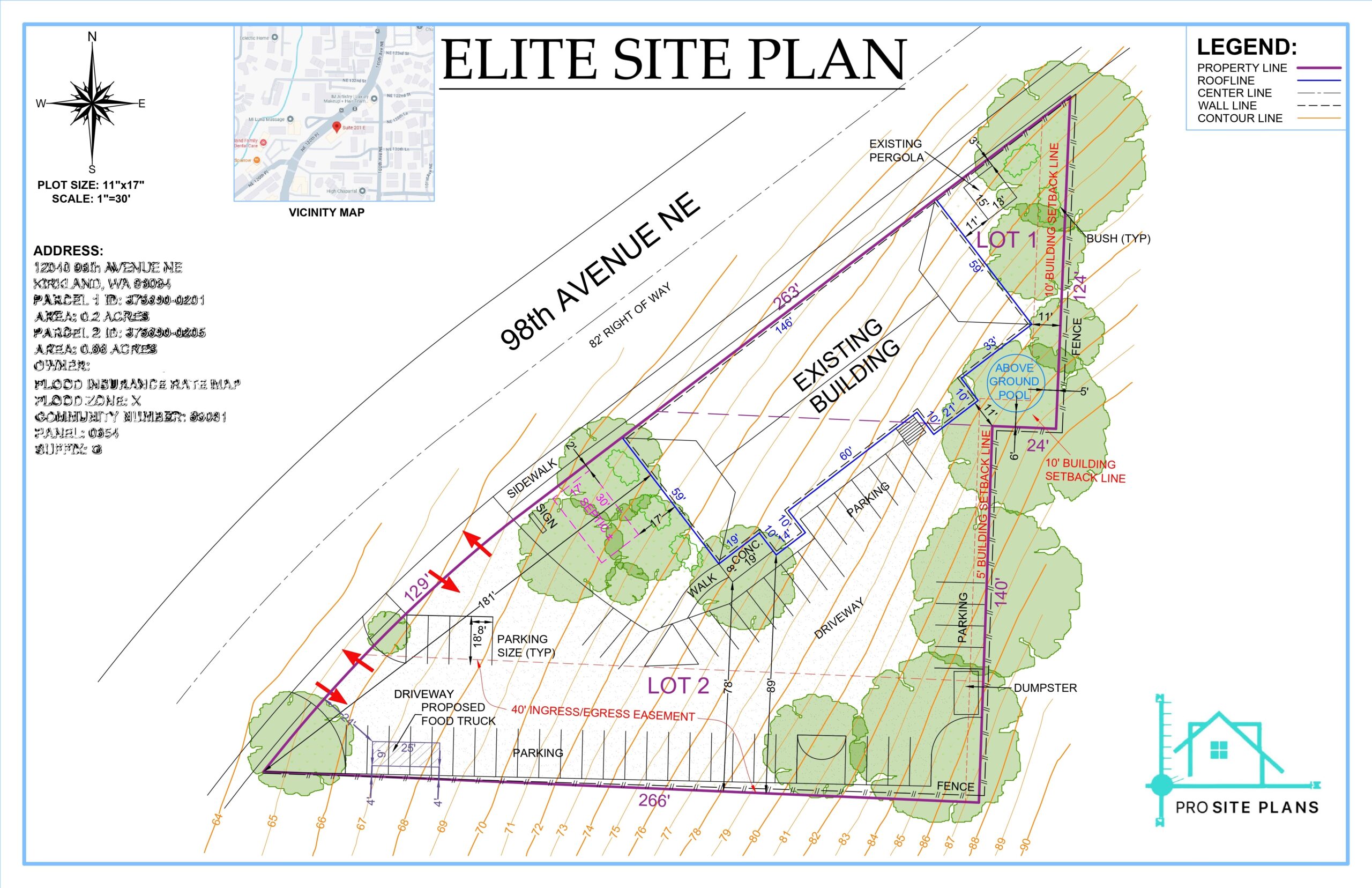 ELITE 11X17 Approved Architectural Drawings in United States - premium permit-ready site plan package